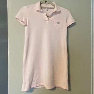 Lacoste Girl’s Polo-Style Cotton Dress Size 12 years